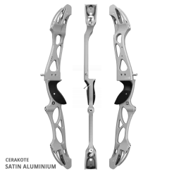 Mybo Elite 25" Recurve Riser 2024 -Archery Equipment Discount Store elite satin aluminium 852610