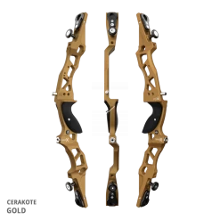 Mybo Wave XS 23" Recurve Riser 2024 -Archery Equipment Discount Store wave xs 23 gold 852547